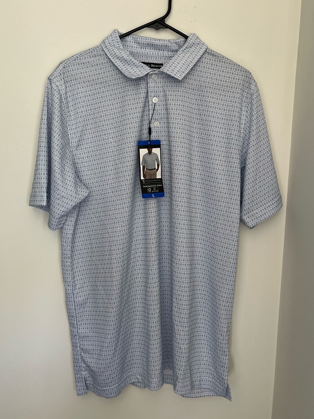 NWT Pebble Beach Dry-Luxe Performance Shirt Size Large